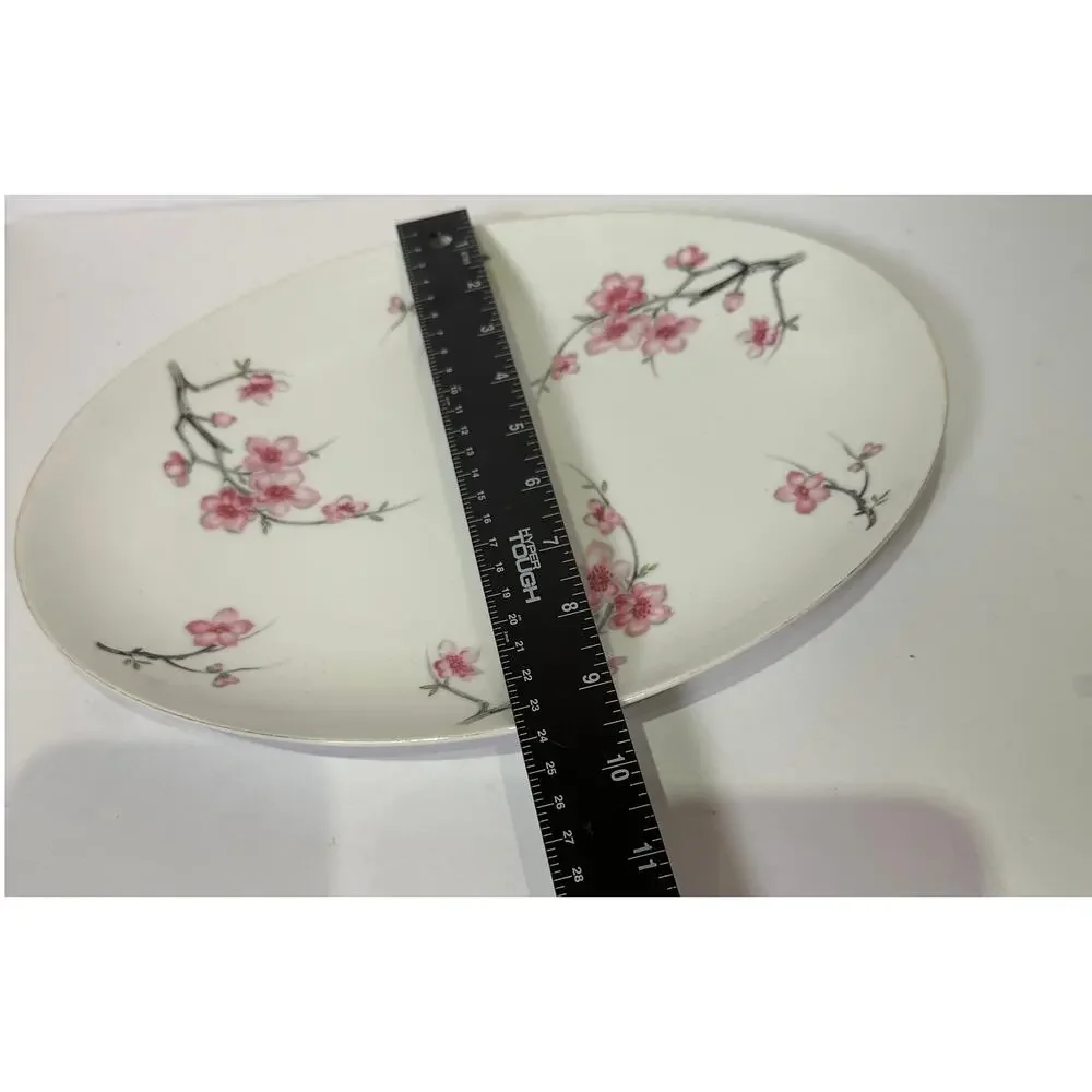 International China Cherry Blossom 8 piece set 6 dinner plates 2 serving pieces
